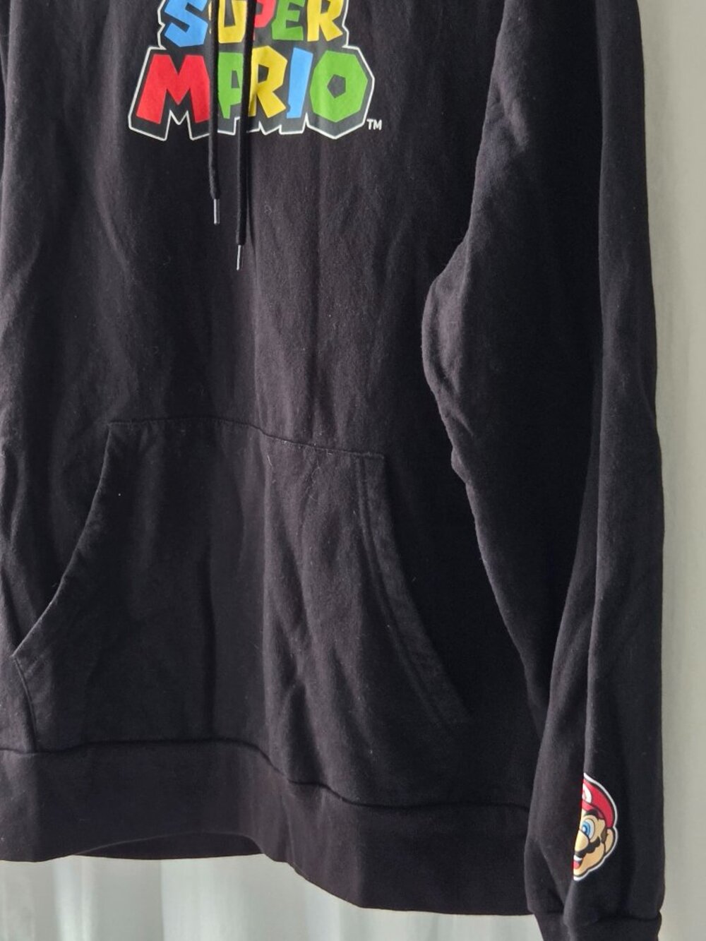 SUPER MARIO Black Hoodie